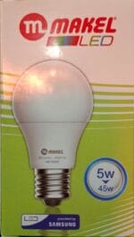 لامپ LED 5W- 6500K